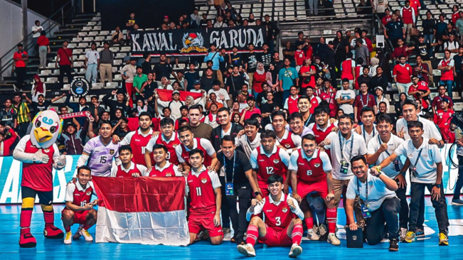Timnas Futsal Indonesia. [Instagram]
